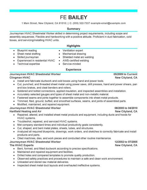 sheet metal journeyman resume|sheet metal journeyman jobs.